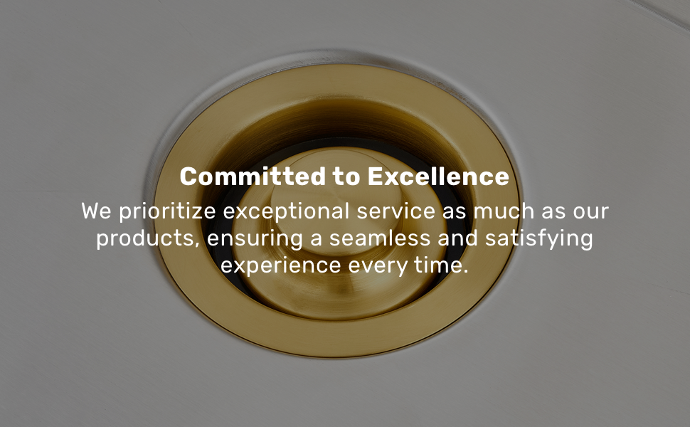 Luxier GD02 Kitchen Sink Garbage Disposal Flange and Stopper