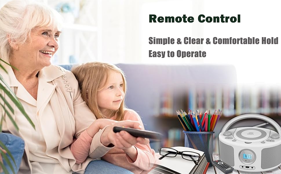 remote cd player boombox kids gift portable cd player with remote