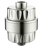 BRIGHT SHOWERS Shower Head Filter for Hard Water Universal Multi-Stage Shower Water Filter and So...