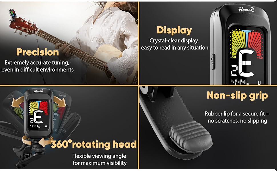 Precision, Clear display, 360 degree rotation, non slip grib