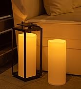 NURADA Large Outdoor Flameless Candles 12