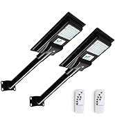 GLW 100W Solar Street Light Dusk to Dawn Solar Outdoor Lights with Motion Sensor for Street,Yard,...
