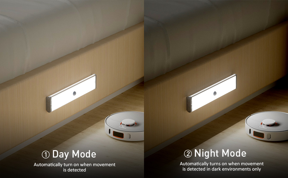 motion sensor closet light have 2 modes night sensing and day sensing