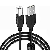 Xivip 8125e Printer Cable USB 2.0 Cord for HP OfficeJet Pro 8125e, 9125e, 8139e, 9135e, 9730e, 81...