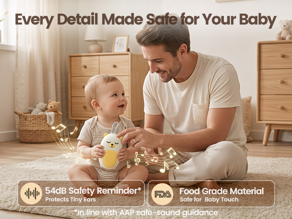 Baby Sound Machine for Sleep, White Noise Machine