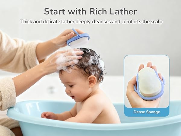 cradle cap bath sponge