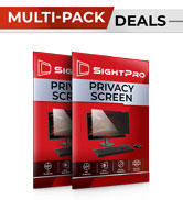 SightPro 24 Inch 16:9 [2 Pack] Computer Privacy Screen Filter for Monitor - Privacy Shield and An...