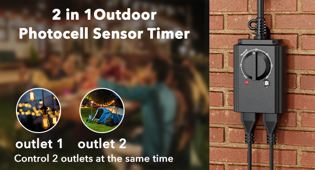outdoor timer for light