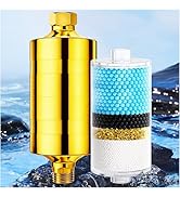 Larger Premium Metal Shower Filter, Stainless Steel 304, Clean Soft Water, Remove 99% Chlorine, I...