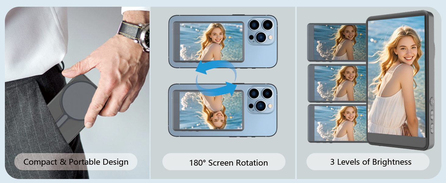 back camera monitor iphone