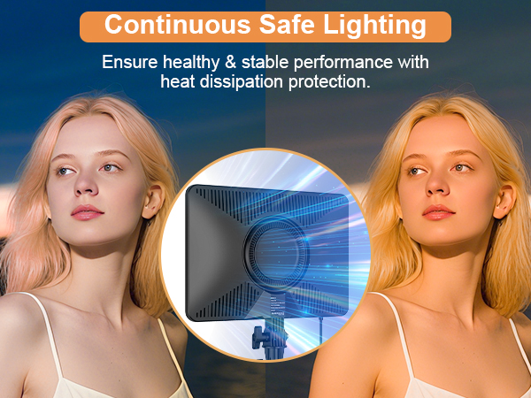 continous lighting output