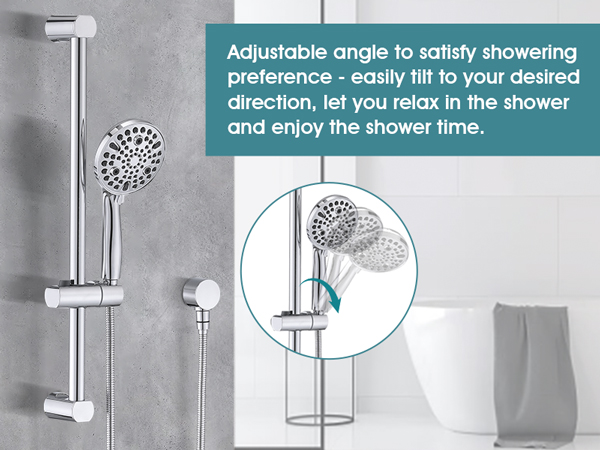 Hand Shower with Slide Bar