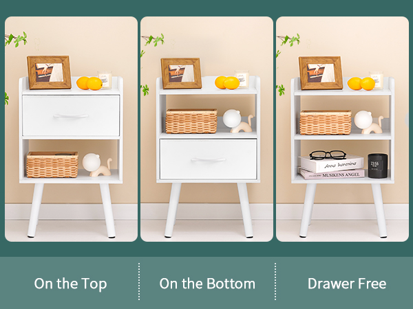 mid century modern nightstand