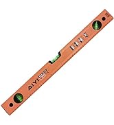 DOWELL 18 Inch Magnetic Spirit Level with Imperial scale, 3 Different Bubbles-45°/90°/180°, HY030661