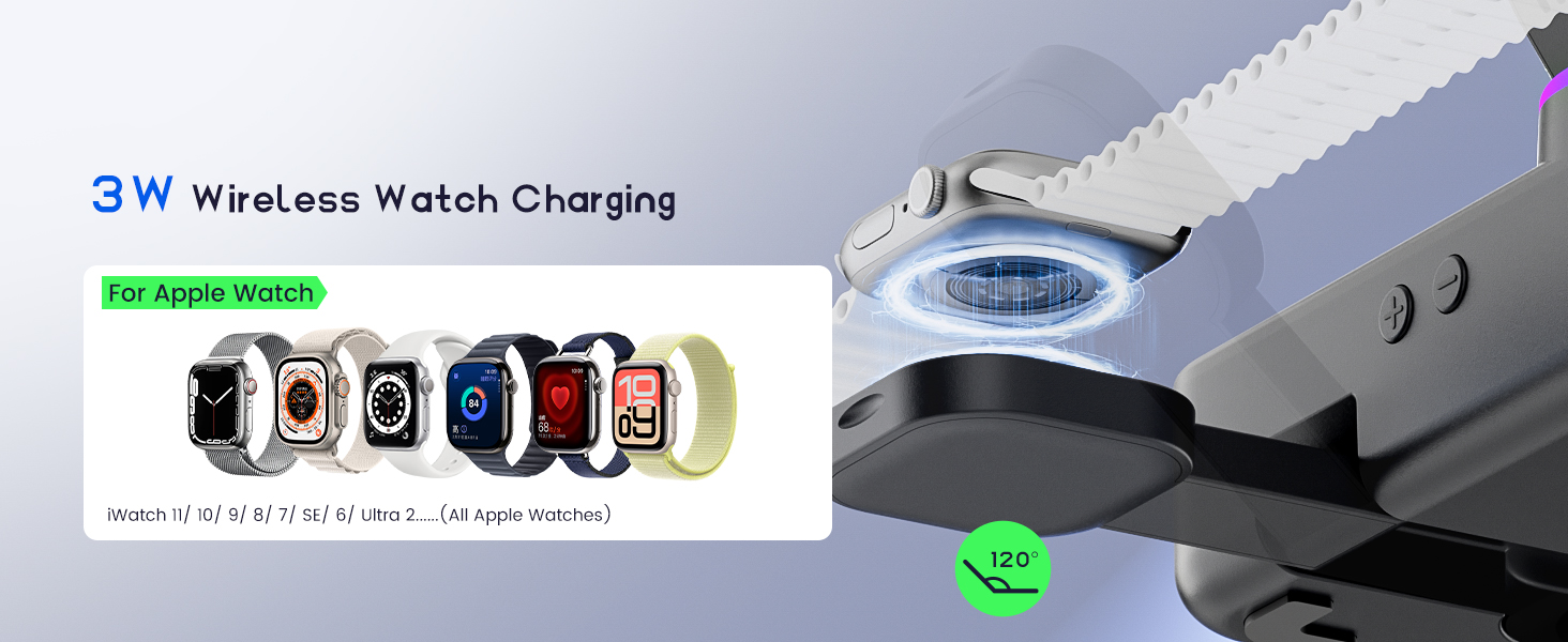 charging station 8 in 1 wireless charger multi device charger Apple