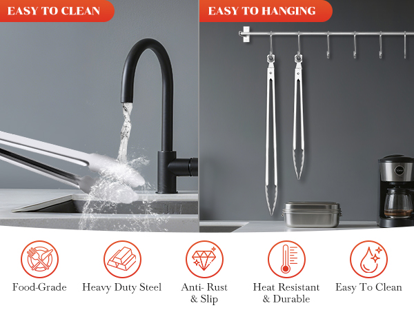 Stainless Steel Tongs
