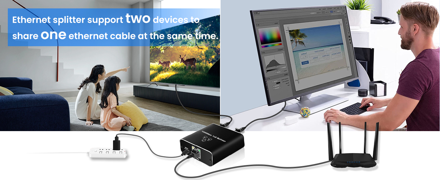 RJ45 Network Extension Connector