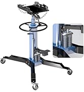 LARBANKE Hydraulic Transmission Jack with 2 Double Piston Pumps,1322lbs Capacity with Foot Pedal,...