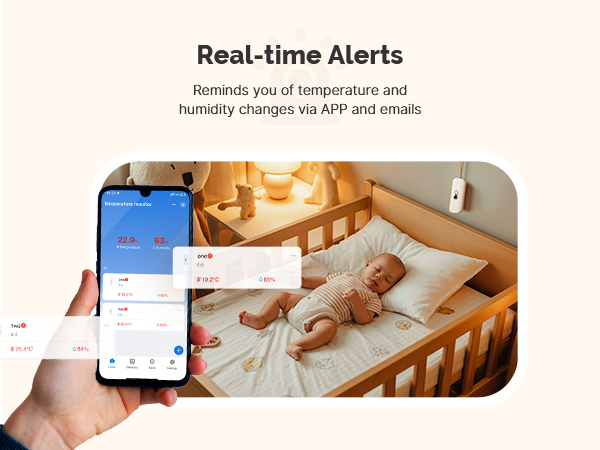 WiFi humidity and temperature monitor