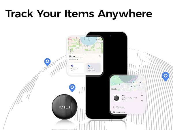 MiLi Air Tracker Tags for iOS and Android