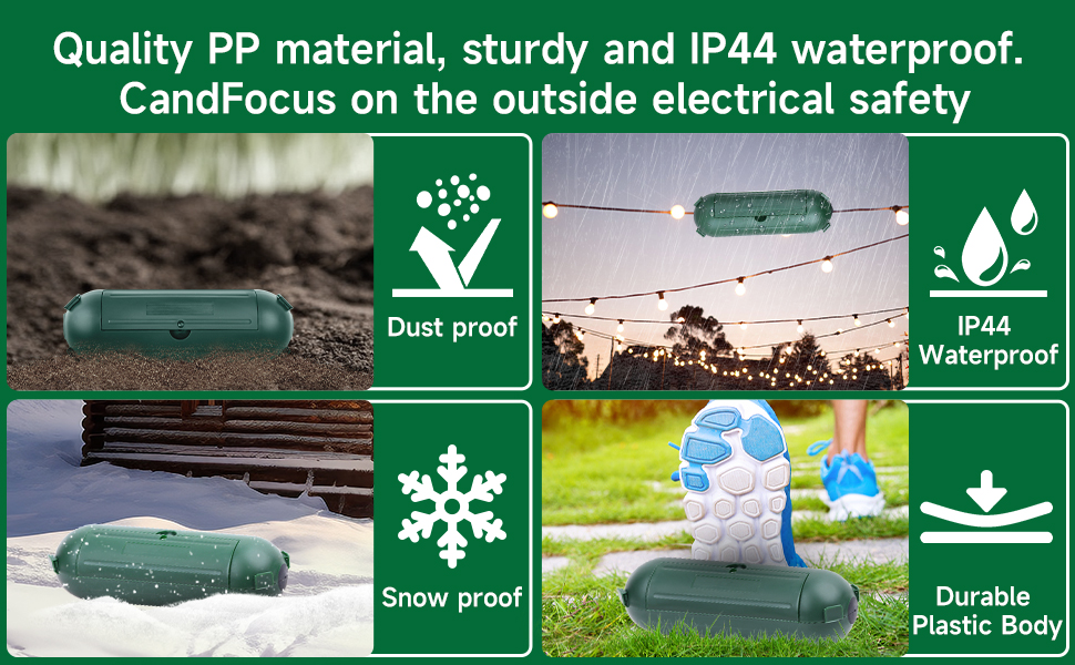 Outdoor Extension Cord Safety Cover