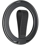 EWA MagOne (Upgrade) Loop Edition [Compatible with Magsafe] Phone Grip Stand with Silicone Finger...