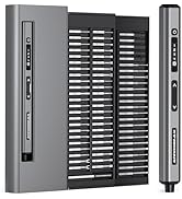 AM ARROWMAX Precison Electric Screwdriver, 74 in 1 Mini Power Screwdriver Set w/ 70 Magnetic Bits...