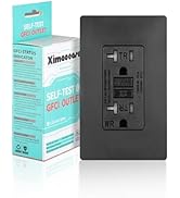 GFCI Outlet 20 Amp, Self-Test GFI Electrical Outlet with Thinner Design,WR Weather Resistant GFCI...