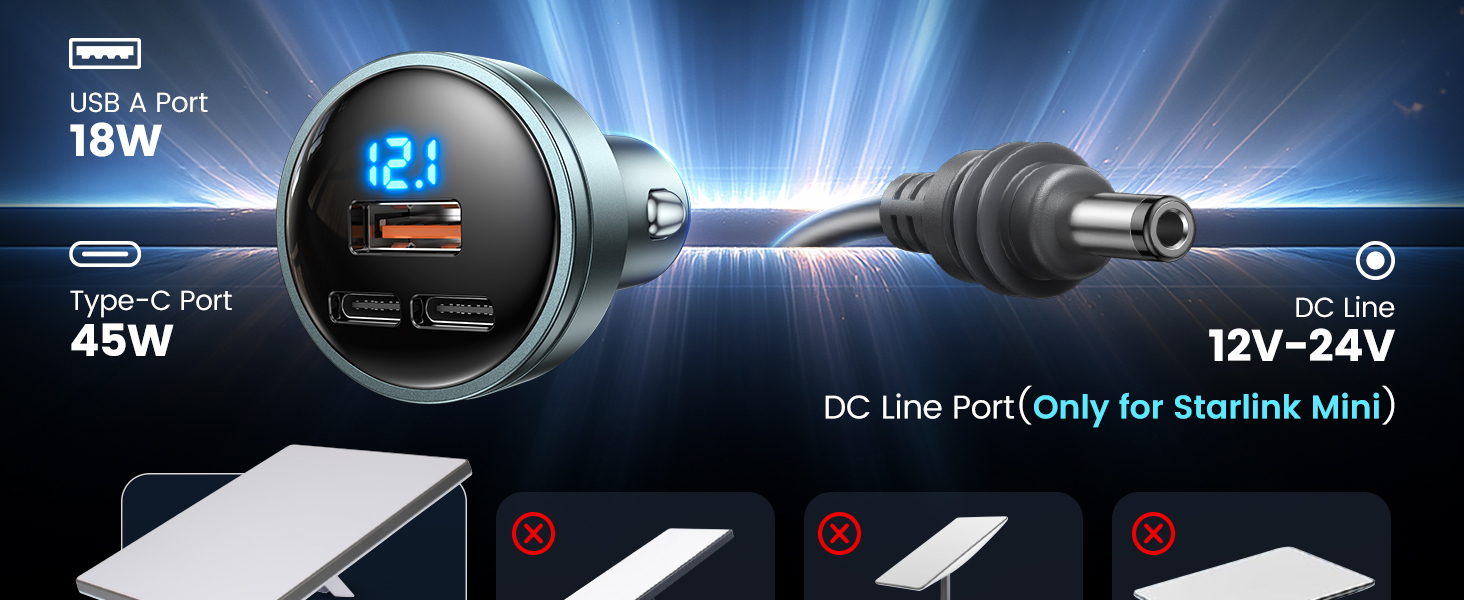 Starlink Mini Car Adapter