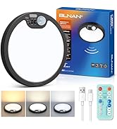BLNAN Rechargeable Shower Light Indoor, 7000mAh Motion Sensor Wireless Ceiling Light with Remote,...
