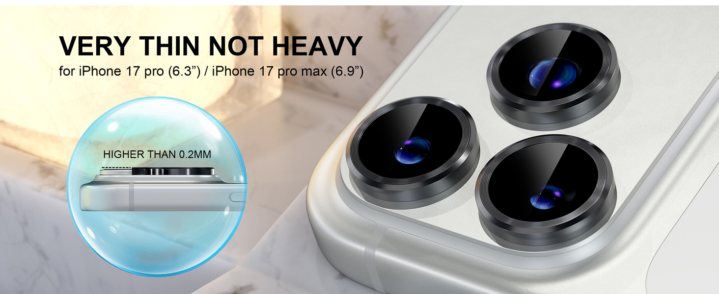 iPhone 17 pro lens protector