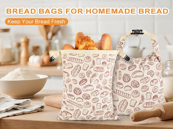 beeswax bread bags for sourdough