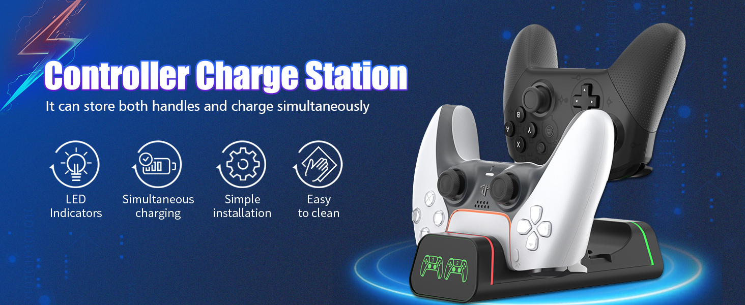 nintendo switch pro controller charger