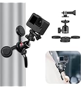 ULANZ GO-001 Magnetic Suction Cup Mount with Reinforced Magnets &amp; 360° Ball Head - Universal Came...