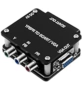 Mcbazel YPBPR to RGBS(SCART)/ VGA Component Converter for Retro Game Console/ Set-top Box/ DVD