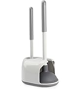 Toilet Plunger and Brush Set, 2 in 1 Toilet Bowl Brush Plunger with Holder Combo Caddy Stand for ...