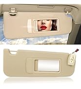 Jaronx Compatible with BMW Sun Visor for 5 Series F10/F11 2010-2016, Right Passenger Side Sunviso...