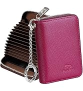 FurArt Credit Card Wallet, Zipper Card Cases Holder for Men Women, RFID Blocking, KeyChain Wallet...
