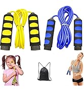 Ponydash Jump Rope, Jump Ropes for Kids, 2 Pack Kids Jump Rope Lightweight &amp;Adjustable &amp;Durable j...