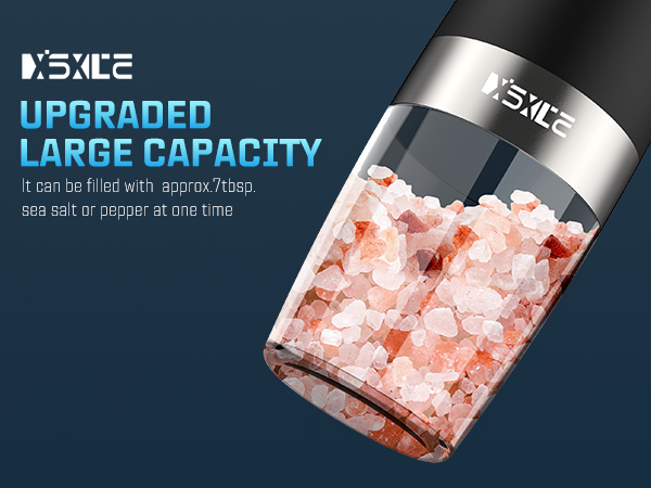 XinXu Gravity Electric Salt and Pepper Grinder Set