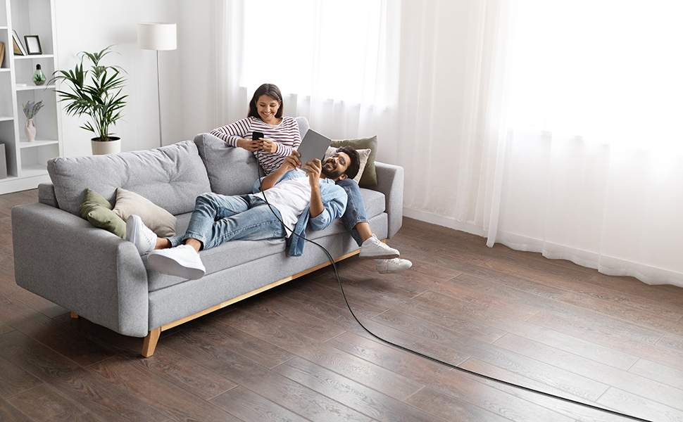 long lightning cable