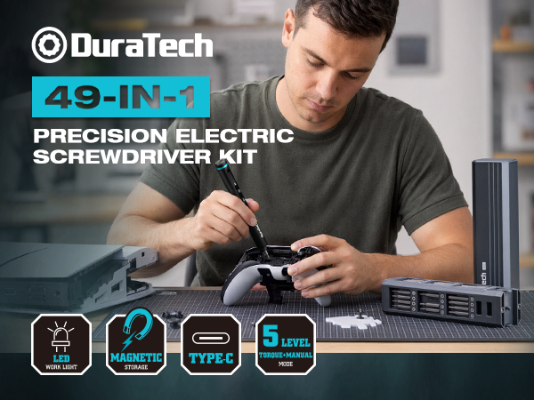 49-in-1 precision electric screwdriver kit