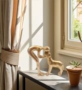 golden dog statue