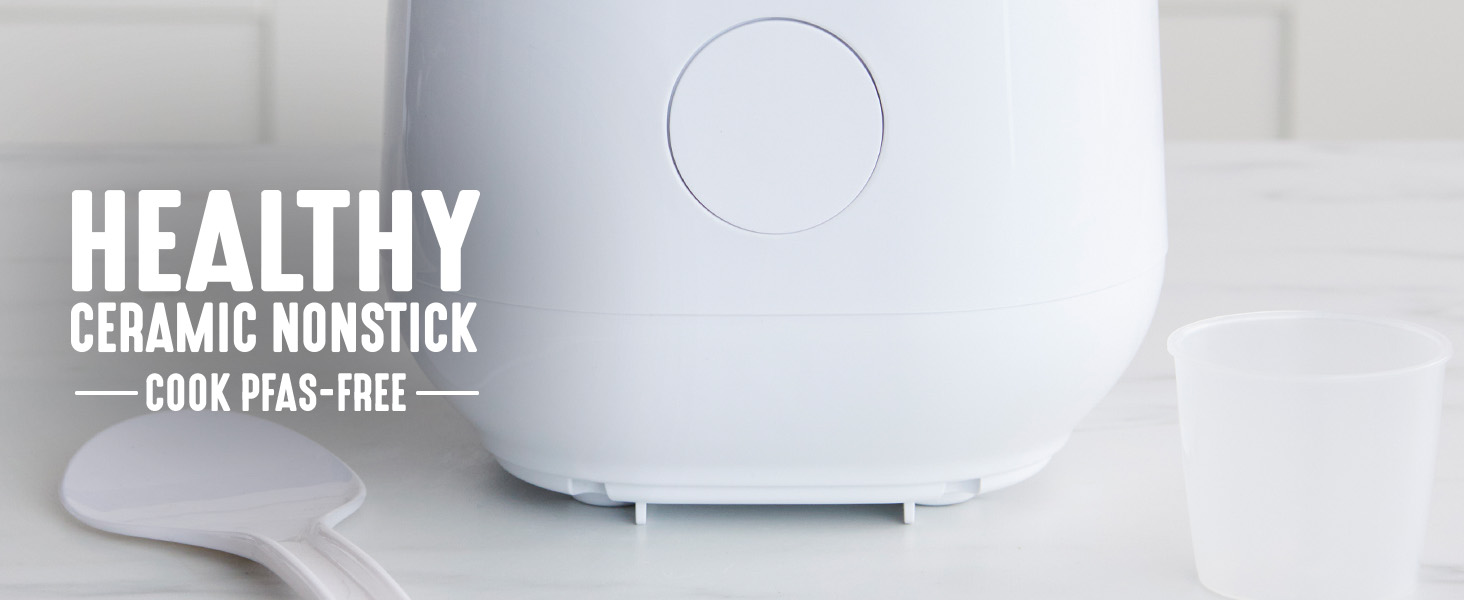 GreenLife, Ceramic Nonstick, PFAS-Free, Non-Toxic, Rice Cooker, Electrics
