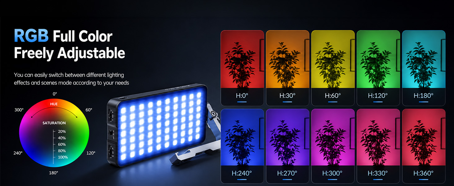 rgb video light