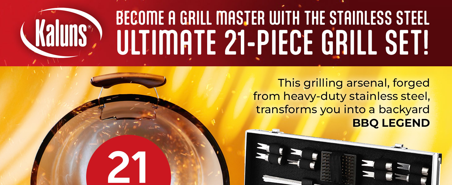 Ultimate 21 Piece Grill Set