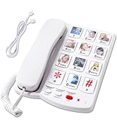 Big Button Phones for Seniors, Phone for Elderly with Dementia - 110dB Ringer Home Phone with 10 ...