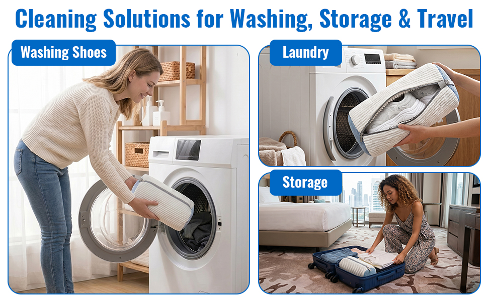 Shoe Washing Machine Bag