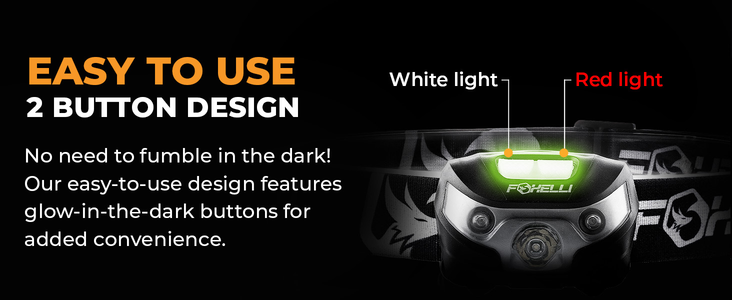 No need to fumble in the dark! Our easy-to-use design features glow-in-the-dark buttons.