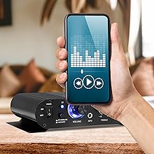 Wireless Bluetooth Home Audio Amplifier - 90W Dual Channel Mini Portable Power Stereo Sound Receiver